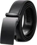 VATAN Ratchet Men’s Leather Belt with Adjustable Buckle for $7.19