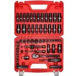 VEVOR 96-Piece 3/8-in Drive Impact Socket Wrench and Bit Set – $35.99