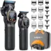 VGRPro Cordless Hair Clipper & Trimmer Set – 9000RPM – $31.99