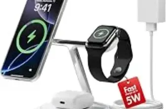 WayLite 3-in-1 15W USB-C Magnetic Wireless Charger – $14.24