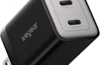 wegear 45W Dual USB-C GaN Fast Charger – $9.99