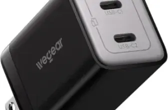 wegear 45W Dual USB-C GaN Wall Charger – $9.99