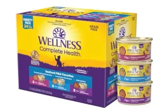 24-Pack 3-Oz Wellness Complete Health Pate Variety Pack Cat Food for $15.71
