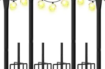 WeValor 4-Pack String Light Poles Now $34.99, Originally $69.99