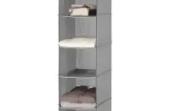 Whitmor 5 Tier Hanging Closet Organizer with Metal Frame for $9.52
