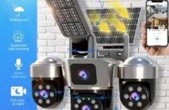 Wireless Solar Battery Powered WiFi Security Camera System – $69.99