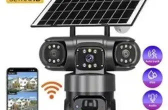 Wireless Solar-Powered WiFi Security Camera System – $54.99
