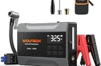 Wolfbox 2000A Portable Jump Starter with 150PSI Air Compressor – $41.75