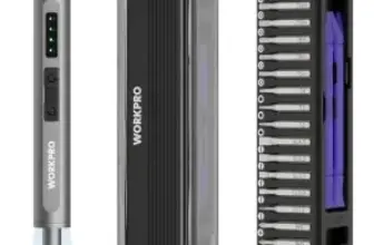 WORKPRO 36-Piece Mini Electric Screwdriver Set with Magnetizer $18