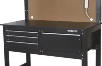 WORKPRO 48-Inch 2-in-1 Workbench and Cabinet Combo for $137.40