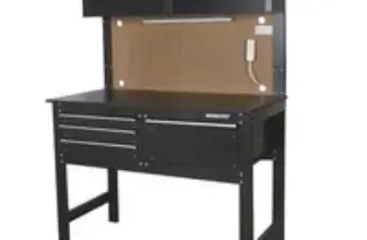 WORKPRO 6713 2-in-1 48-Inch Workbench and Cabinet Combo with Light for $96.05