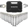WorkPro 22-Piece Flex-Head Ratcheting Wrench Set – $60