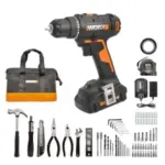 Worx 20V Cordless Drill Driver Kit with 84pc Accessory Kit for $67