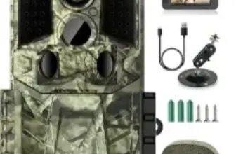 Wosoda G300 36MP Night Vision Waterproof Trail Camera for $24.99