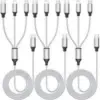 Xnewcable 3-in-1 4′ Multi Charging Cable (3-Pack) for $4.49