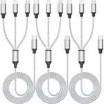 Xnewcable 3-in-1 4′ Multi Charging Cable (3-Pack) for $4.49