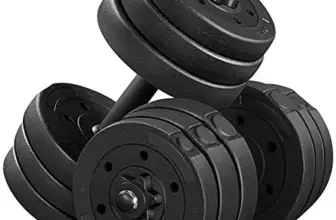 Yaheetech Adjustable Dumbbell Set – 44 lbs for $36.10