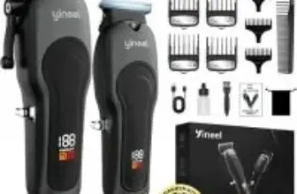 Yineel W6 Hair Clipper & Trimmer Set with 6 Combs for $18.49