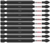 Bosch 10-Pack Impact Tough Phillips #2 Screwdriving Bits for $8.19