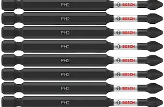 Bosch 10-Pack Impact Tough Phillips #2 Screwdriving Bits for $8.19