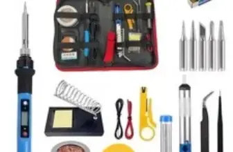 80W Electric Soldering Iron Kit with Solder Wire – $14.99