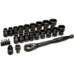 Gearwrench 3/8″ Drive Pass Through Ratchet and Socket Set (25-Piece) for $32.97