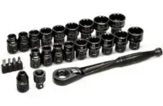 Gearwrench 3/8″ Drive Pass Through Ratchet and Socket Set (25-Piece) for $32.97