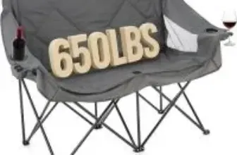 Arrowhead Outdoor 500lbs Portable Folding Duo Camping Chair for $39.99