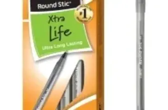 BIC Round Stic Xtra Life Ballpoint Pens (12-Pack) for $1.19