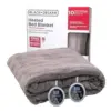 BLACK+DECKER King Size Heated Blanket 90″ x 100″ – $56