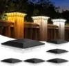 Brightever Solar LED 4×4 Post Cap Light (6-Pack) for $15