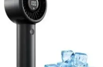 Crislex 5-Speed 10W Rechargeable Mini Handheld Turbo Fan for $7.99
