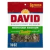 David 16oz Reduced Sodium Roasted and Salted Sunflower Seeds for $2.35