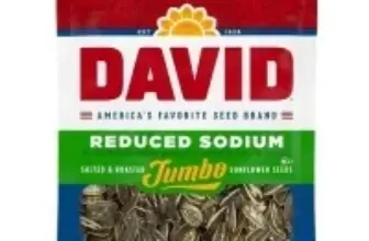 David 16oz Reduced Sodium Roasted and Salted Sunflower Seeds for $2.35
