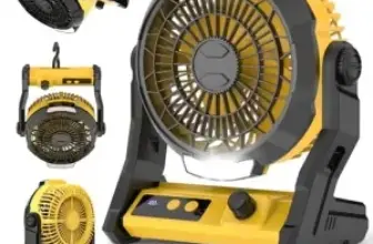 Electactic Rechargeable 3-in-1 Camping Fan with 10000mAh Battery for $18