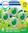 Febreze Bathroom Air Freshener (Gain Original Scent, 4-Count) for $9.62