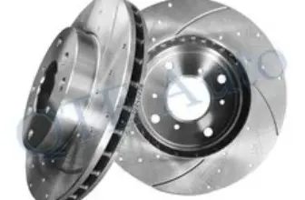 Front Drilled Slotted Brake Disc Rotors for 1998-2002 Honda Accord – $53.33