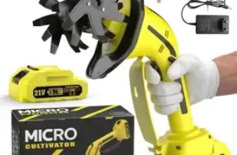 GARDTECH Cordless Electric Hand Tiller Cultivator – 235 RPM – $25