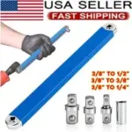 Impact Ready Offset Extension Wrench Set 1/2″ 1/4″ 3/8″ – $9.99