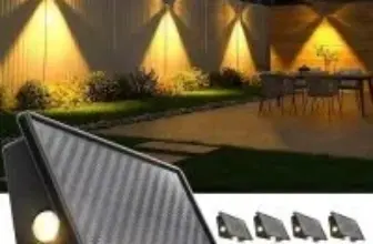 JSOT 5-Mode Outdoor Waterproof Solar Fence Lights (8-Pack) for $18.49