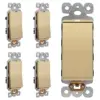 LIDER Lighted Frameless Paddle Light Switch 5-Pack for $59.39