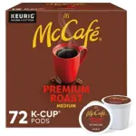 McCafe Premium Roast Coffee K-Cup Pods, 72 Count for $29.09