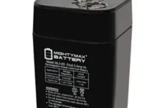 Mighty Max 6V 5Ah Sealed Lead Acid Battery – $14.99