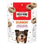Milk-Bone Dunkin’ Vanilla Glaze Flavor Dog Biscuits – 8 Oz for $2.99
