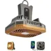 Odoland 4-Speed Portable Camping Fan with 6000mAh Battery – $12.99