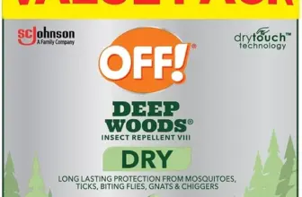 OFF! 4oz Deep Woods Insect & Mosquito Repellent 2-Pack for $5.62