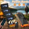 Portable 46800mAh Solar Power Bank with 6 Solar Panels – $48.99