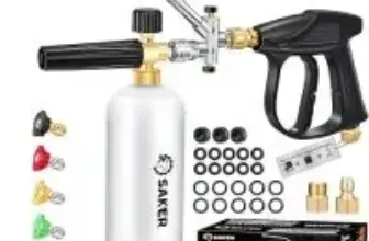 Saker 4000 PSI 2-in-1 Spray Gun Pressure Washer Kit for $29.69