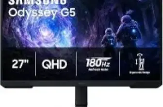 Samsung 27″ Odyssey G5 QHD Gaming Monitor for $149.99