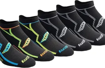 Saucony Men’s Rundry Bolt Performance No-Show Socks (6-Pairs) for $8.05